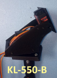 KL550B-11 Наклонно-поворотный кронштейн с сервоприводами MG996R (до 11 кг см)