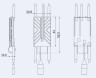 Подводный погружной мотор W30 Tmotor поворотный